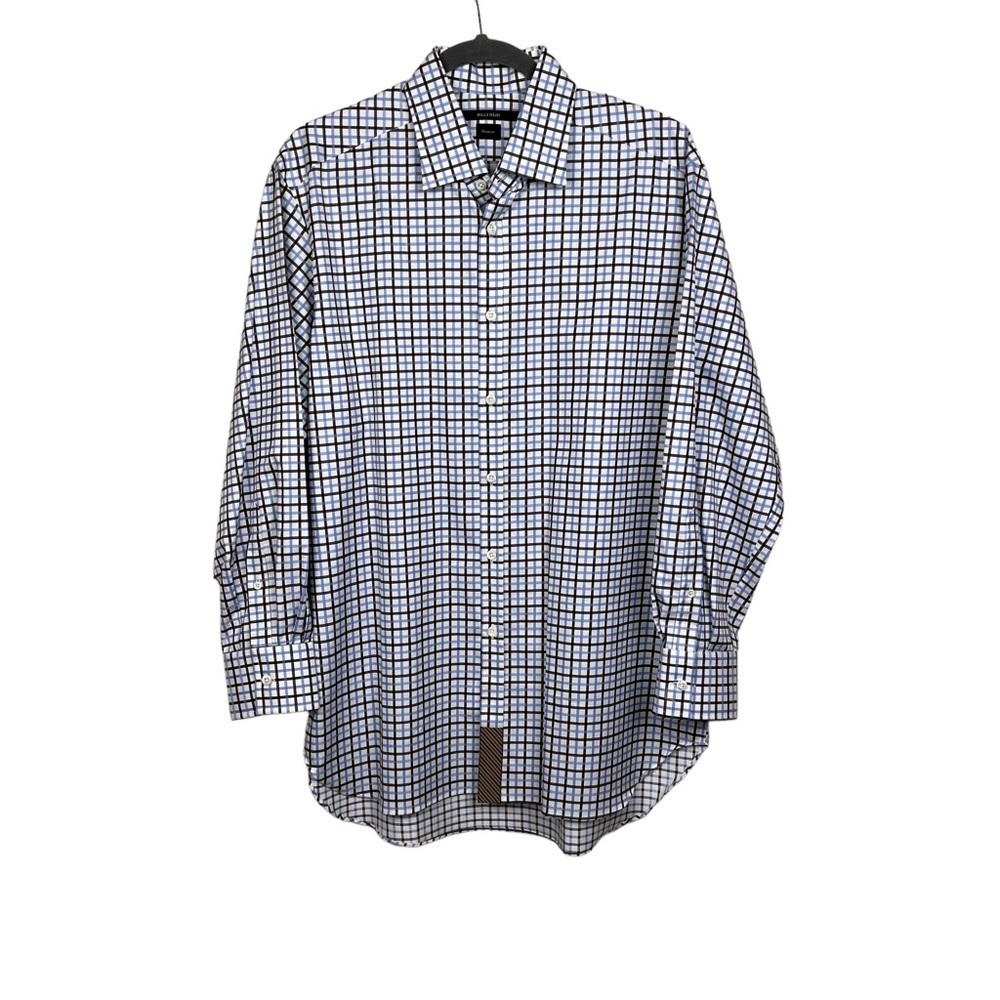 Billy Reid Franklin Men’s Check Cotton Buttons Down Shirt